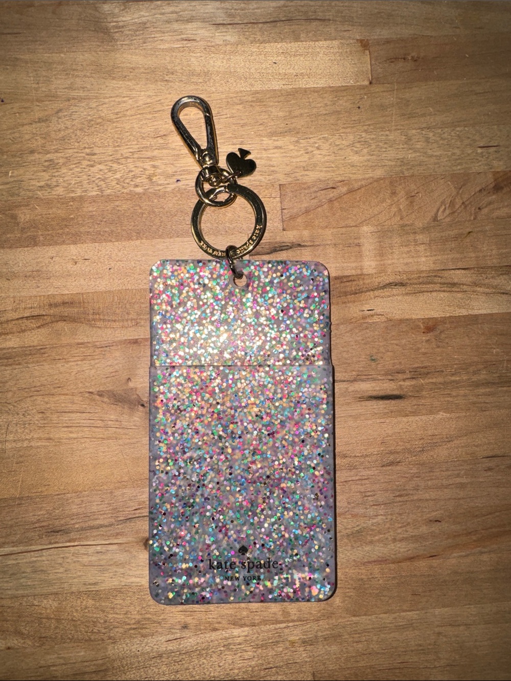 kate spade Glitter Multicolor Cardholder Keyring